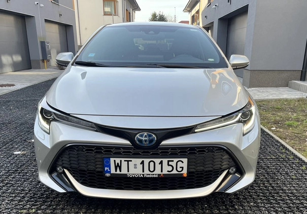 Toyota Corolla cena 79999 przebieg: 45500, rok produkcji 2021 z Ząbki małe 121